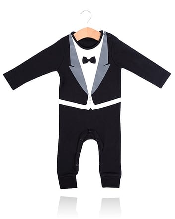 tuxedo baby grow